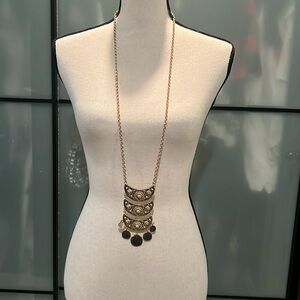 R.J. Graziano gold long necklace